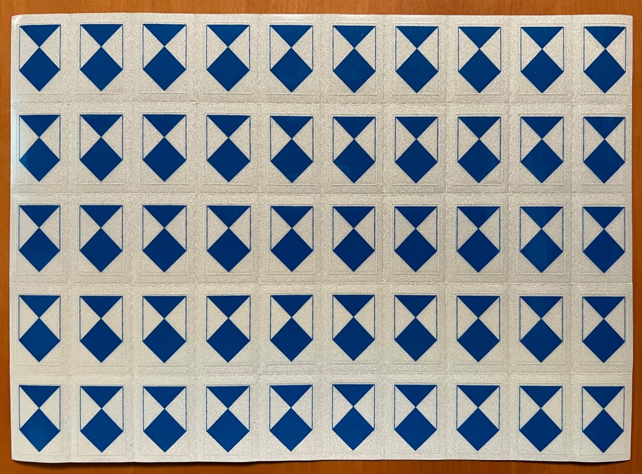 Logos rétroréfléchissants Bouclier bleu