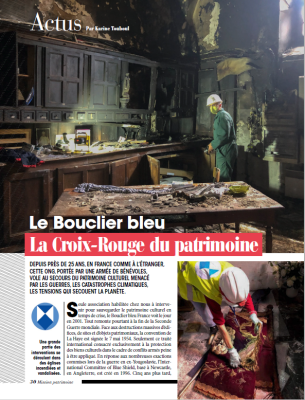 Le Bouclier bleu "Croix rouge du patrimoine".-1