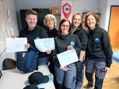 Formation des premiers Responsables Opérationnels du Bouclier bleu France-2