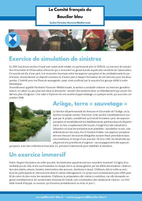 15-16-17/10/2018 - Exercice de simulation de sinistres à Mirepoix, Ariège-1