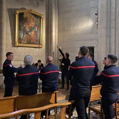 Invitation du BbF par la DRAC Occitanie à la formation des pompiers du SDIS 34 sur la Cathédrale St-Pierre de Montpellier-4