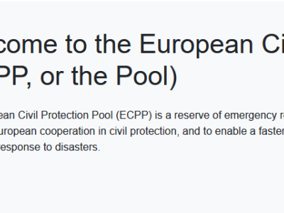 Le site web du Réseau de connaissances de l'Union pour la protection civile comprend désormais une section sur la Réserve européenne de protection civile (ECPP)