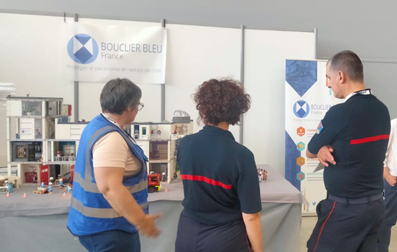 Le bouclier bleu France au congrès national des sapeurs-pompiers !