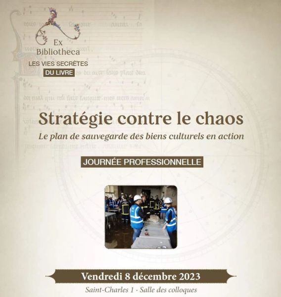 Présentations de la journée d'études "STRATÉGIE CONTRE LE CHAOS. LE PLAN DE SAUVEGARDE DES ŒUVRES EN ACTION"